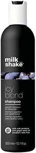 milk_shake® | icy blond shampoo | Shampoo Specifico per Capelli Biondi o Decolorati | 300 ml | Shampoo Antigiallo con Pigmento Nero