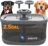 SIBAYS 2.5GAL/9.5L Dog Water Founta