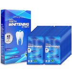 Waving Palms Teeth Whitening Strips, Whitening, 42 Upgraded Sensitivity Free Kit, Peroxide Free, 21 Treatments for Tooth Professional and Safe Whitener