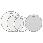 Remo drumhead Pro Pack Emperor Transparent 12", 13", 16" + free 14" PP-0250-BE-GW