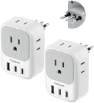 Italy Travel Plug Adapter 2 Pack, T
