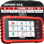 LAUNCH OBD2 Scanner CRP123X V2.0 Car Scanner, 2024 Lifetime Free Update Diagnostic Scan Tool with 7 Reset SAS/Throttle/Oil Reset ABS SRS Transmission Car Check Engine Code Reader,AUTO VIN,Battery Test