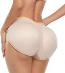 WUJNANG 1PCS Crossdresser Butt Hip Padded Shaper Big Ass Hip Body Sexy Panties Sexy Butt Pads Fake Ass Underwear,A-Medium