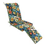Blazing Needles Outdoor Steamer Chair Lounge Cushion, Alfinia Fresco