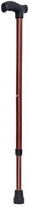 Dgarys Walking Stick for Men and Women | Balancing Walking Support Stick with Non Slip Rubber Handle | Old Age Light Weight Walking Cane Height Adjustable Copper Coat