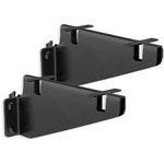 DC Cargo E Track Fixed Shelf Brackets (Pack of 2)| DIY Zinc-Plated Accessories for Shelves in Enclosed Trailer, Truck, Warehouse, Garage