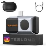 Thermal Camera for Android,Teslong IR High Resolution Thermal Imaging Camera, Thermal Imager with 50mK Heat Sensitivity, 5℉ to 1112℉ Testing Range Infrared Camera, Adapter Cable(not for iOS) 256x192