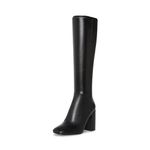 Steve Madden Women's Lizah Knee High Boot, Black, 9