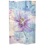 Oriental Furniture Can-GITA23 6' Tall Double Sided Love Blossom Room Divider