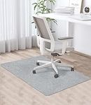 Office Carpet Protector Chair Mat, 90 x 120 cm Floor Protector for Office Chair, Gaming Chair Mat Non-Slip Protective, Office Chair Mat for Hardwood Ffloor, Office Chair Mats for Parquet (Light grey2)