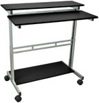Luxor Standup-40-B Desk, Black