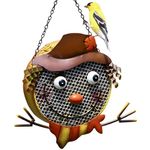 Gift Essentials Metal Mesh Bird Feeder, Scarecrow with Hanging Chain, Holds Approximately 5 Cups Bird Seed