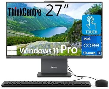 Lenovo ThinkCentre All-in-One Desktop Computer, 27" FHD Touchscreen, 10-core Intel Core i7-13620H Processor, 32GB DDR5, 1TB SSD, Wi-Fi 6, USB-C, HDMI in&Out, Wired KB&Mouse, Windows 11 Pro