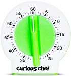 Curious Chef 60-Minute Kitchen Timer for Kids, Dishwasher Safe, Made with BPA-Free Plastic, Real Kitchen Tool