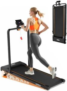Lichico Walking Pad Treadmill with 0-9% Incline, Under Desk Walking Machine 40×100cm Belt, Smart APP & Remote Control, 130KG Capacity for Home Office WFH (0-9% Incline with Handle)