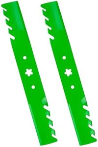 Magorfas Lawn Mower Blades Toothed Mulching 127842 134148 138497 for Husqvarna LT1238 LT1538 LT19538 LTH1438 LTH1538 LTH18538 LTH2038R with 38 inch Decks, 2 PCS