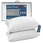 Adam Home Pillows 2 Pack Hotel Quality Down Pillows Side Sleeper Bounce Back Bed Pillow Quick rebound, Dust Proof Resistant Premium Filled Pillows Pack of 2