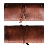 Lifestyle-Ambiente Pipe Roll Bag with Stand, Antique, for Storing and Carrying Pipe-related Items