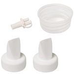 Ardo Single Service Kit - Spare Parts for Ardo Pumpsets. Replacement Lip Valves, Membrane Pot, & Tube Connector. Suitable for Use with Alyssa, Calypso and Carum Electric Breast Pumps.