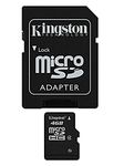 Kingston SDC4/4GB 4 GB (SDC4/4 GB) microSD HC Memory Card, Black