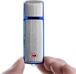 RecorderGear FD50 Mini USB Flash Drive Voice Recorder 8GB Voice Activated Recorder, 25-Day Battery, Time/Date Stamp, Records While Plugged in, Dual Recording Mode Switch Digital Audio Recording Device