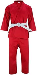 JAGUAR PRO GEAR Regular Lightweight Karate Gi Uniforms With Belt Kids Adults Unisex - Belt Incdlued