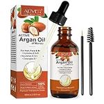 sefudun Organic Argan Oil,100% Pure & Natural Moroccan Argan Oil Cold Pressed Moisturizing Multi-Purpose Argan Oil for Face, Body, Hair, and Skin (Argan Oil)