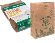 Bag to Earth - Kitchen Food Waste Bag - Compostable Bag - Leak Resistant -%100 Paper Cellulose Liner - Small - 30 Bags