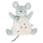 Kaloo - Petites Chansons - Green Mouse Puppet Plush - Baby’s Soft Toy - 24 cm Hand Puppet Plush - Early-Learning Toy - 0 Months +, K210003