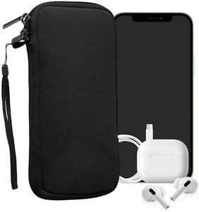 kwmobile Housse Universelle Smartphone - Pochette de Protection 17,7 x 8,5 cm pour téléphone Portable XXL - 7" en néoprène Noir