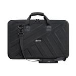 RAYMACE Hard EVA DJ Controller Case Fits Pioneer DDJ SR,SR2,DDJ-REV1,Denon MC4000,Numark NVII,Mixtrack Pro 3,NV Platinum,Hercules Inpulse 500 with Shockproof Foam and Shoulder Strap