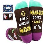 HAPPYPOP Unisex Funny Socks Manager