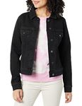 Amazon Essentials Women's Jean Jacket (Available in Plus Size), Black Wash, Medium