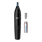 Norelco Unisex Philips Nosetrimmer 1000 Nt1605/60, Battery Powered