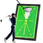 Golf Mat That Shows Swing Path,Golf Hitting Mat,Golf Training Aid Equipment,with Shock Absorbent Rubber Base,Visual Feedback for Testing Training Aids Golf Game Indoor Outdoor