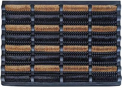 FOOTMATTERS Ninamar Mud Scrubber Tray Mat - 29.5 x 17.5 inch