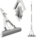 STELLIX Premium PVA Sponge Mop - Stainless Steel Butterfly for Efficient Floor Cleaning - Durable Sponge Mop Stick Ideal for Floor | Bathroom | Window Cleaning