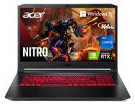 Acer Nitro 5 AN517-54-79L1 Gaming Laptop | Intel Core i7-11800H | NVIDIA GeForce RTX 3050Ti Laptop GPU | 17.3" FHD 144Hz IPS Display | 16GB DDR4 | 1TB NVMe SSD | Killer Wi-Fi 6 | Backlit KB | Win 11