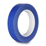 Rusoz Premium Masking Tape For Painting 20mm x 50m Painters Tape Tearable Decorating Tape All Purpose Painting Tape For Stucco Masking, Decoration, Car Paint Masking, Poster Production, Blue