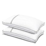 BedStory 2 Pack Sleeping Pillows, Down Alternative Dust Mite Resistant & Hypoallergenic, Bed Pillow for Neck/Shoulder Pain/Allergy Sufferers and Back/Stomach/Side Sleepers Standard Size 42X70CM