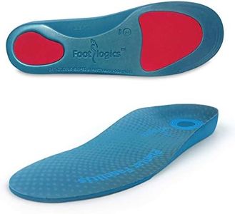 Footlogics Plantar Fasciitis Orthotic Insoles, Designed for Heel Pain & Plantar Fasciitis, Corrects Pronation, Helpful for the Relief of Achilles Tendonitis & Metatarsalgia, Full Length, X-Large, Pair