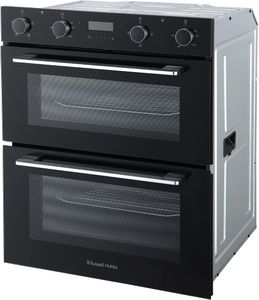 Russell Hobbs Double Oven, 92L Capacity – Freestanding Electric Cooker