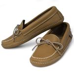 Laurentian Chief Moccasin Slippers for Women with Genuine Cowhide Leather - Canadian Quality Durable Comfortable Stylish Indoor Fancy Shoes for Ladies