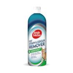 Simple Solution Cat Stain and Odour Remover | Enzymatic Cleaner with Pro-Bacteria Cleaning Power - 1 Litre, Pack of 1