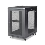 StarTech.com 4-Post 18U Server Rack Cabinet, 19" Data Rack Cabinet for IT / Network Equipment, with Adjustable Mounting Rails