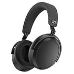 Sennheiser MOMENTUM 4 Wireless Headphones, Bluetooth for Crystal-Clear Calls w/ Adaptive Noise Cancellation, 60h Battery Life, Customizable Sound & Lightweight Folding Design, Black