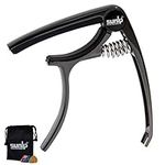 SUNLP Guitar Capo for Acoustic and Electric Guitar, Ukulele Capo Mandolin Banjo Capo (Night Black)