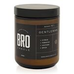 Candles for Men - Gentleman by Bro Candle - Natural Scented Soy Wax Tobacco Candles | Scent - Cigar Lounge & Aged Tobacco Scent with Citrus and Spice | Birthday Gift for Men | 40-50 Hour Burn Time