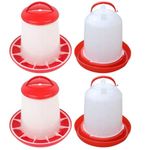 TM&W-Duck Quail, Chicken, Chicks 1.5 kg Feeder 2 p 1.5 LTR Drinker 2 p=4 pcs,