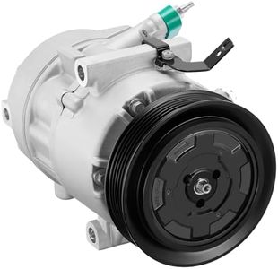 BDFHYK 197383 Air Conditioning A/C Compressor with Clutch Compatible with Hyundai Elantra 2014-2017, Compatible with Kia Forte, Forte Koup, Forte5 14-16, Soul 2014-2019, Replacement 198383